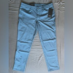 NWT Lululemon ABC Classic-Fit 5 Pocket Pant 34"L Warpstreme, Iron Blue, Size 36